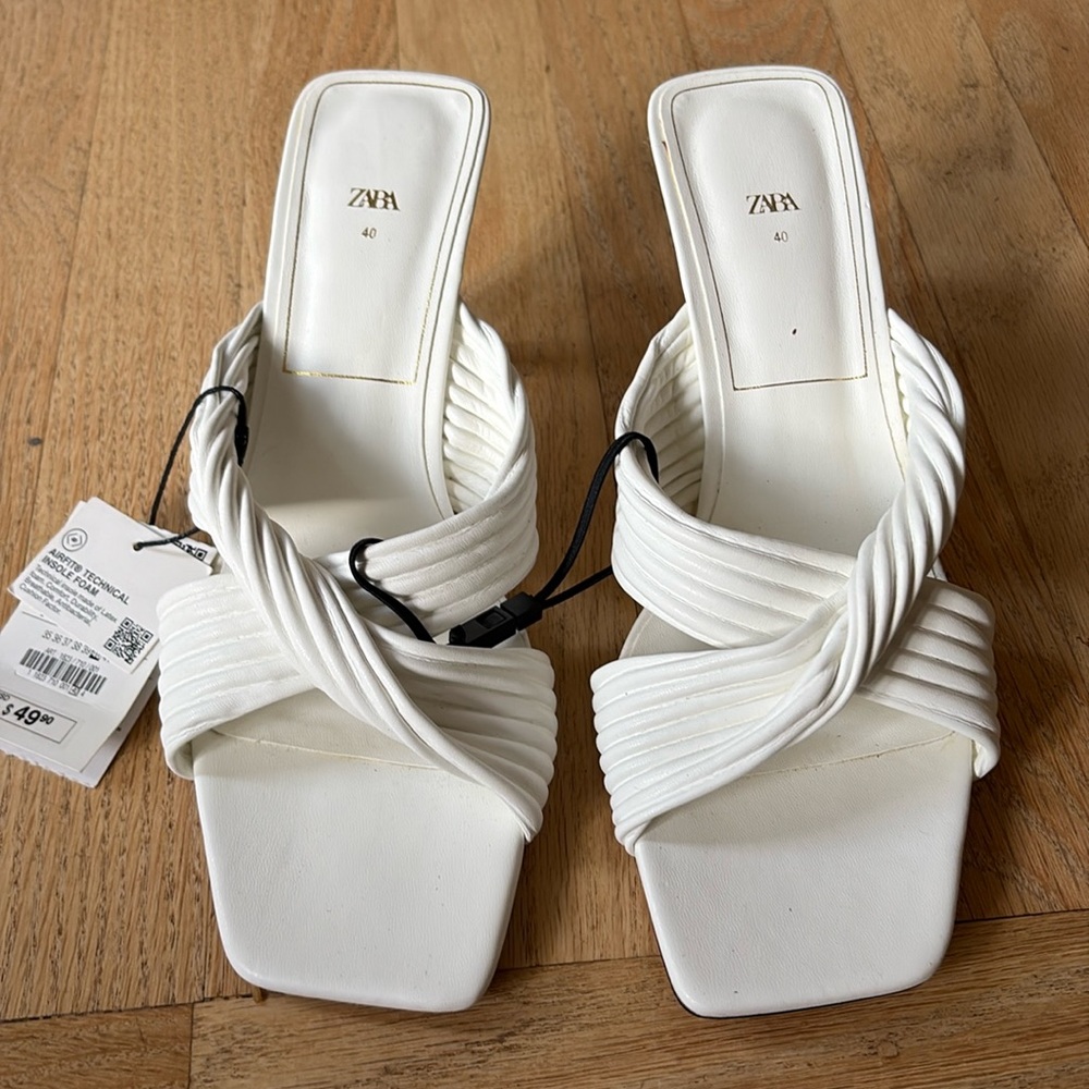 Zara mules NWT